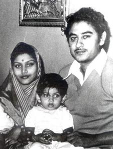 Ruma Guha, Amit Kumar, Kishore Kumar (circa 1953)