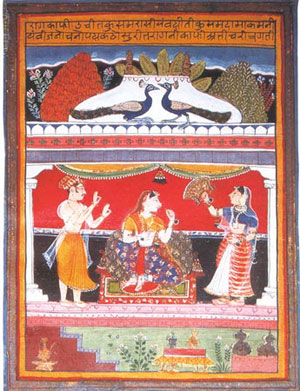 Ragmala Painting of Kafi (17th century)