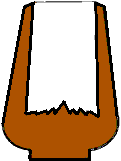 Cross section of the wooden shell